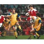 Football Alan Smith signed 10x8 colour photo pictured in action for Arsenal. Good condition. All