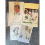 Sport Collection includes 4 items Lester Piggot signed 6x4 print West Indian cricket legend Joel