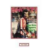 Peter Osgood signed 15x11 overall mounted shoot magazine cover photo pictured while with Southampton