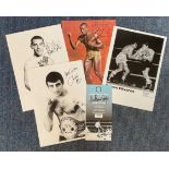 Boxing Collection 6 items includes some legends of the ring such as Alan Minter , Charlie Magri