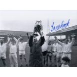 Autographed Tony Book 8 X 6 Photo - B/W, Depicting Manchester City Manager Joe Mercer Holding