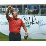 D A Points Signed Golf 8x10 Photo . Good condition. All autographs come with a Certificate of