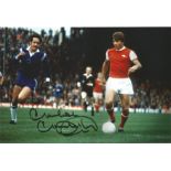 Football Malcom Macdonald signed 12x8 colour photo pictured while playing for Arsenal. Good