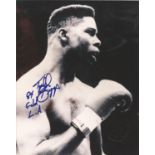 Boxing Tyrell Biggs signed 10x8 black and white photo. Tyrell Biggs (born December 22, 1960) is an