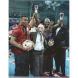 Boxing Iran Barkley signed 10x8 colour photo. Iran Barkley (born May 6, 1960) is an American