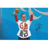 Ellie Simmonds Paralympian Signed Swimming 8x12 Photo . Good condition. All autographs come with a