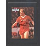 Sammy Lee signed 16x12 mounted colour magazine photo pictured in action for Liverpool. Samuel Lee (