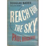 Douglas Bader his life storey Reach for the Sky by Paul Brickhill. Unsigned hardback book with