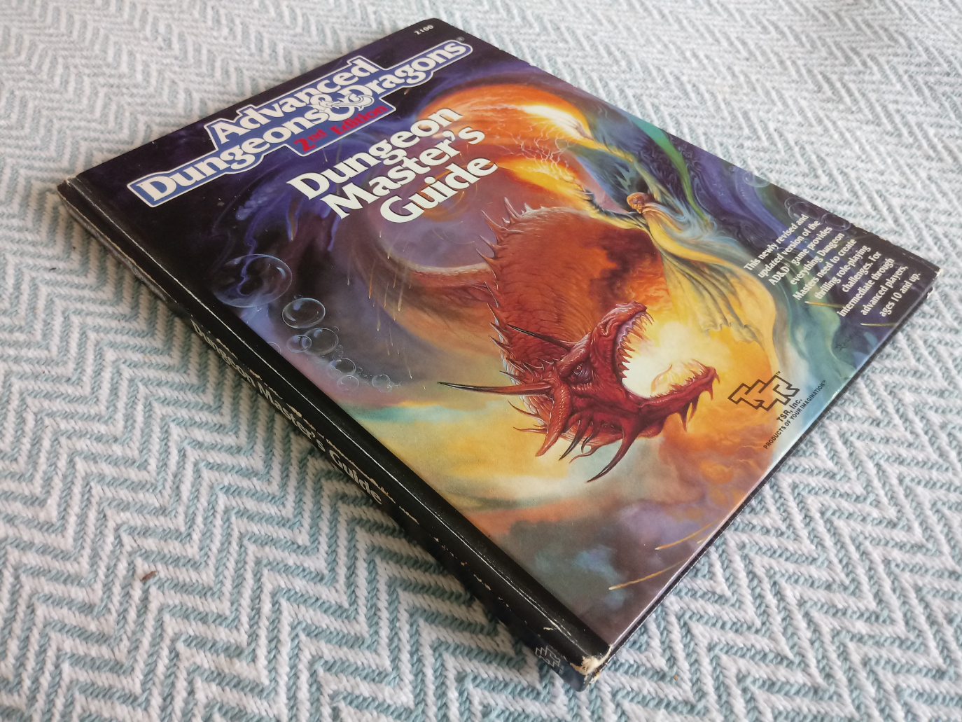 Advanced Dungeons and Dragons 2nd Edition Dungeon Master's Guide hardback book 192 pages Published