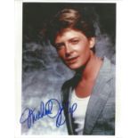 Michael J Fox signed 12x8 colour photo. Michael Andrew Fox OC (born June 9 , 1961) , known