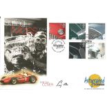 Stirling Moss signed FDC Autographed Edition double PM Aintree Liverpool L9. Good condition. All