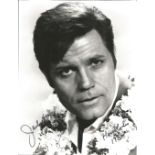 Jack Lord signed 10x8 black and white photo. John Joseph Patrick Ryan (December 30 , 1920 -