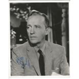 Bing Crosby signed 10x8 black and white photo. Harry Lillis "Bing" Crosby Jr. (May 3 , 1903 -
