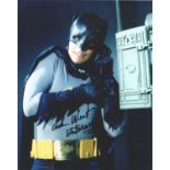 Adam West signed 10x8 Batman colour photo. Good condition. All autographs come with a Certificate of