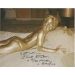 Shirley Eaton signed 10x8 signed colour photo inscribed Shirley Eaton as Jill Masterson in