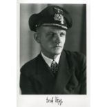 U-Boat captain Erich Topp signed photo (2 July 1914 - 26 December 2005) he was the third most