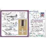 The Award of the Military Cross to Airmen multisigned rare Flown FDC limited edition 1 of 15