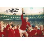 Geoff Hurst signed 10x8 colour image. Geoff was part of the England football team who won the