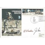 Apollo 15 astronauts Jim Irwin and Al Worden signed 1979 10th ann NASA historic aviators. Good
