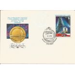 Russian Flown 1982 Space Mail envelope with on Board special Cancel. Good condition. All