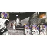 Space Moonwalker Gene Cernan NASA Astronaut signed 2002 Apollo 17 Limited Edition cover. Good