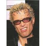 Billy Idol signed 12x8 colour photo. William Michael Albert Broad (born 30 November 1955), known