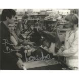 Phil Daniels and Leslie Ash signed 10x8 black and white image. Quadrophenia is a 1979 British