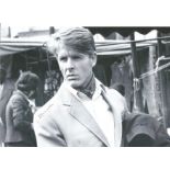 Edward Fox signed 10x8 Black and White image. This tall blond actor is best known for playing