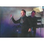 Jim Kerr signed 12x8 colour photo. James Kerr (born 9 July 1959) is a Scottish singer-songwriter and