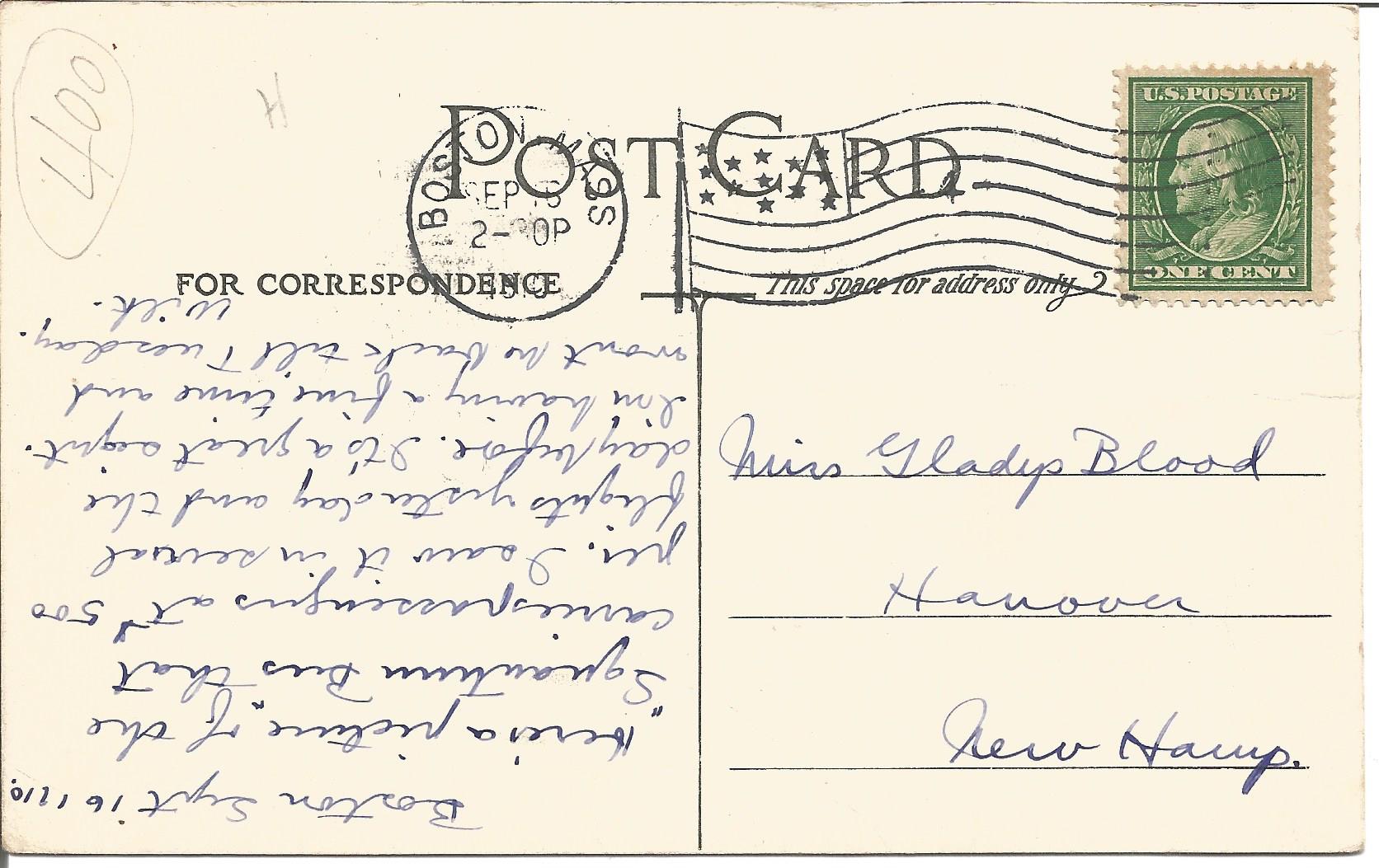 1910 G White taking Mr MacDonald for a flight vintage postcard, Historical interest in senders