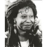 Whoopi Goldberg signed 10x8 black and white photo. Good condition. All autographs come with a