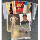 Motor Racing Collection of 6 Formula One and other Motor Racing Signature Items Including Eddie