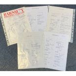 Football Collection Multi Signed Team Sheets Coventry City 1994-95 with 12 Signatures, Including