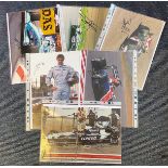 Motor Racing Collection of 6 Formula One and other Motor Racing Signature Items Including Ralf