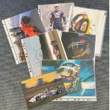 Motor Racing Collection of 6 Formula One and other Motor Racing Signature Items Including J. E.