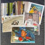 Motor Racing Collection of 6 Formula One and other Motor Racing Signature Items Including Sakon