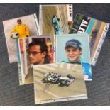 Motor Racing Collection of 6 Formula One and other Motor Racing Signature Items Including Juan Pablo