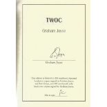 Signed hardback special printers copy of 'TWOC' by Graham Joyce. A clear signature featured on the