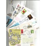 A Collection of 11 Signed Military FDC and Commemorative Covers, Royal Air Force & Royal Navy.