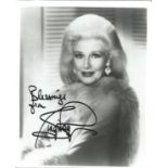 Ginger Rogers signed 10 x 8 inch b/w portrait photo. Good condition. All autographs come with a