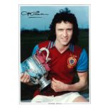 John Gidman signed 16x12 colour photo. Good condition. All autographs come with a Certificate of