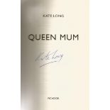 Signed hardback book, 'Queen Mum' by Kae Long. A clear signature is featured on the title page. Good