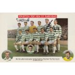 Autographed Celtic 1967, A Centre-Spread Pull Out Poster From A Modern Publication Depicting A