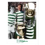 Billy Mcneill (1940-2019) Signed 1967 Celtic Lisbon Lions Cesar 12x16 Photo. Good condition. All