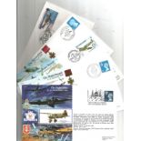 A Collection of 7 Signed and Unsigned Royal Air Force Battle of Britain FDC & Commemorative