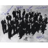 Autographed Tottenham 1960, A Full Page Poster Removed From A Modern Book Depicting Players Posing