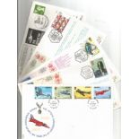A Collection of 40 Signed and Unsigned FDC & CC, Flown and Unflown Various Stamps and FDI Postmarks,