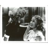 Shirley Temple Black signed 10 x 8 inch b w photo. Good condition. All autographs come with a