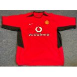 Ryan Giggs signed Manchester United replica home shirt. Good condition. All autographs come with a