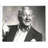 Hughie Green signed 10x8 black and white photo. Hugh Hughes Green was an English radio and